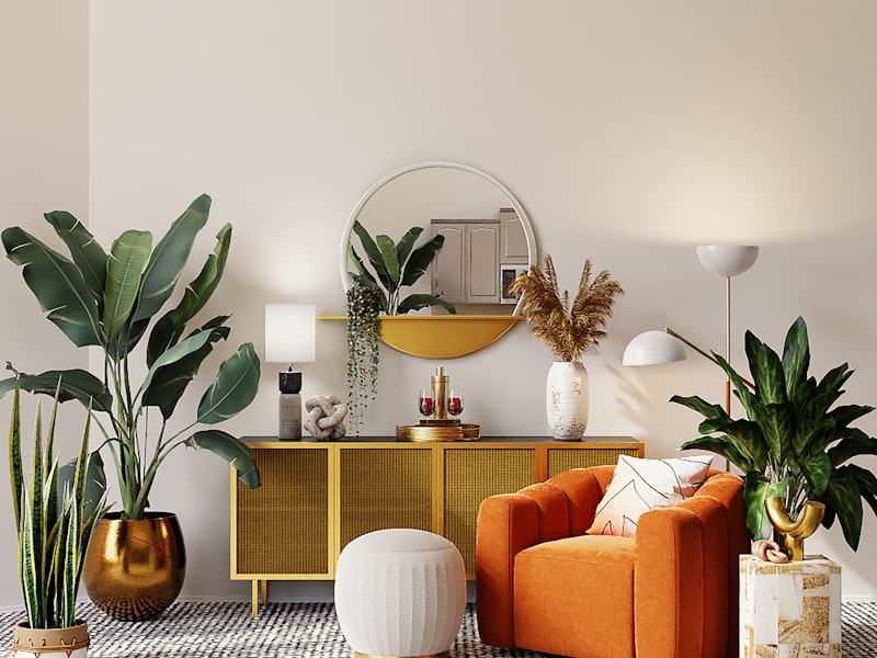 After — Deep clean living room revival